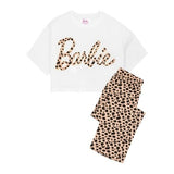 Barbie Womens Animal Print Pyjama Set (XL) - McGrocer