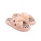 Barbie Womens Crossover Fluffy Slippers (3-4) - McGrocer