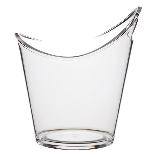 BarCraft Clear Acrylic Double Sided Drinks Pail / Cooler - McGrocer