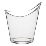 BarCraft Clear Acrylic Double Sided Drinks Pail / Cooler - McGrocer