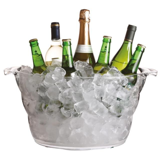 BarCraft Mix It Acrylic Oval Drinks Cooler Large - McGrocer