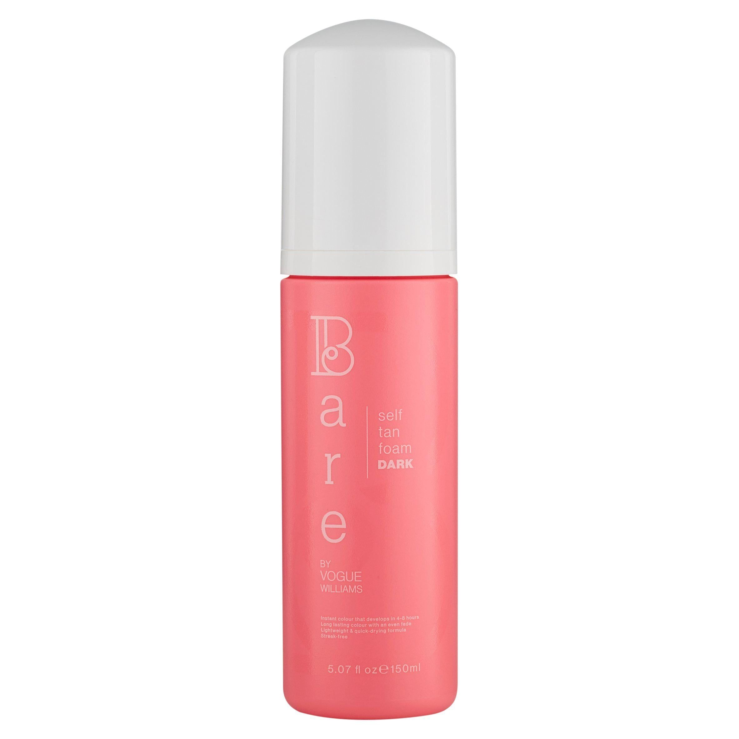 Bare by Vogue Williams Self Tan Foam Dark 150ml - McGrocer