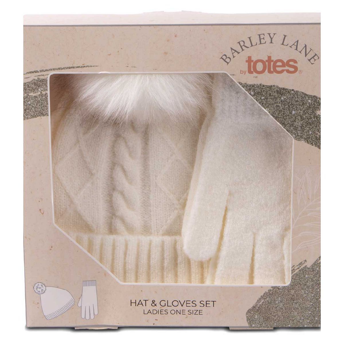 Barley Lane by Totes Hat & Glove Set - McGrocer