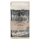 Barley Lane by Totes Lined Slipper Sock - McGrocer