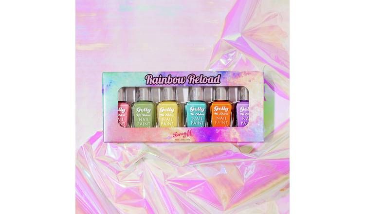 Barry M Cosmetics Rainbow Reload Nail Paint Set x 6 - McGrocer