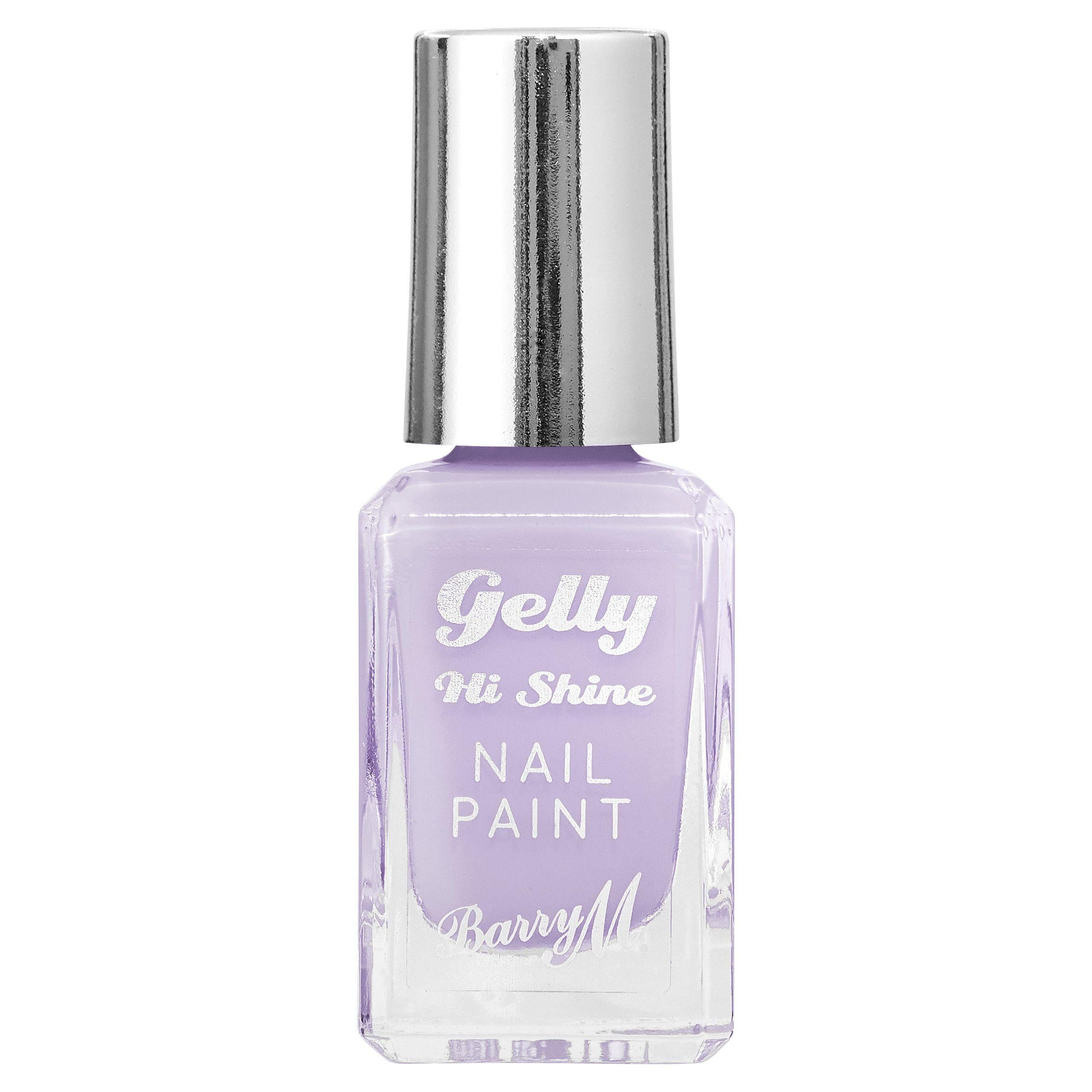 Barry M Gelly Hi Shine Nail Paint 121 Lavender 10ml - McGrocer
