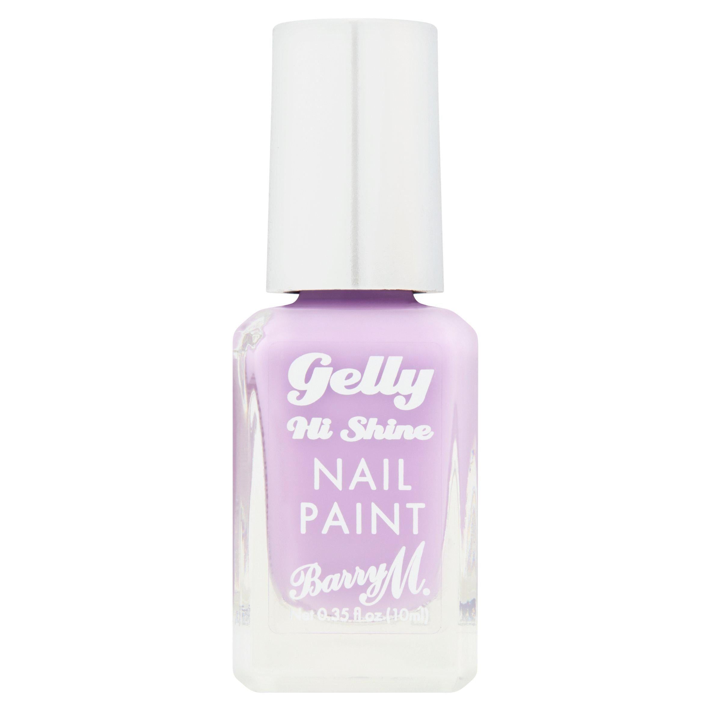 Barry M Gelly Hi Shine Nail Paint 129 Grape Soda 10ml - McGrocer