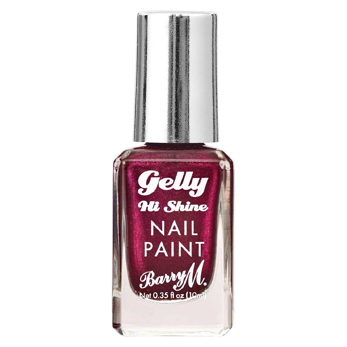 Barry M Gelly Hi Shine Nail Paint Beetroot 10ml - McGrocer
