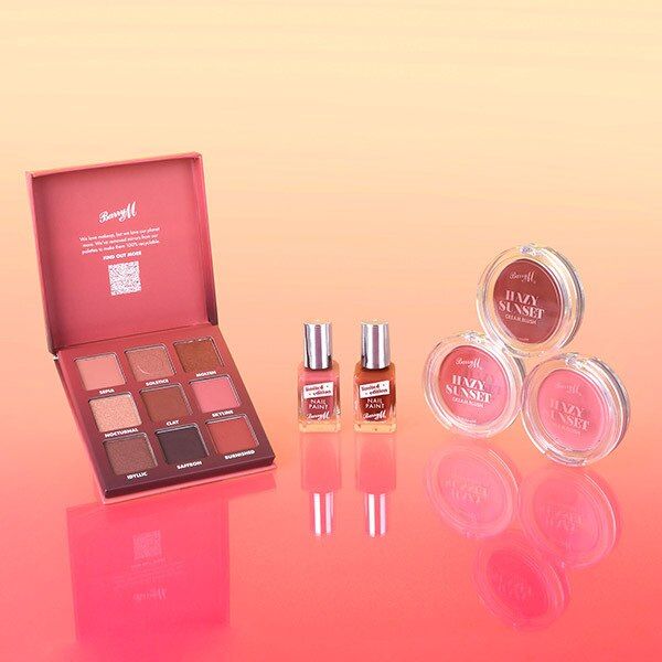 Barry M Hazy Sunset Conpact Cream Blush - Sundown Dream - McGrocer