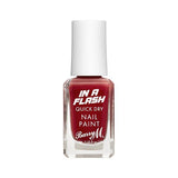 Barry M In A Flash Quick Dry Nail Paint - Red Race - McGrocer
