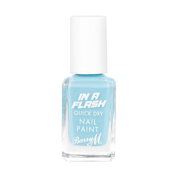 Barry M In A Flash Quick Dry Nail Paint - Speedy Sky Blue - McGrocer