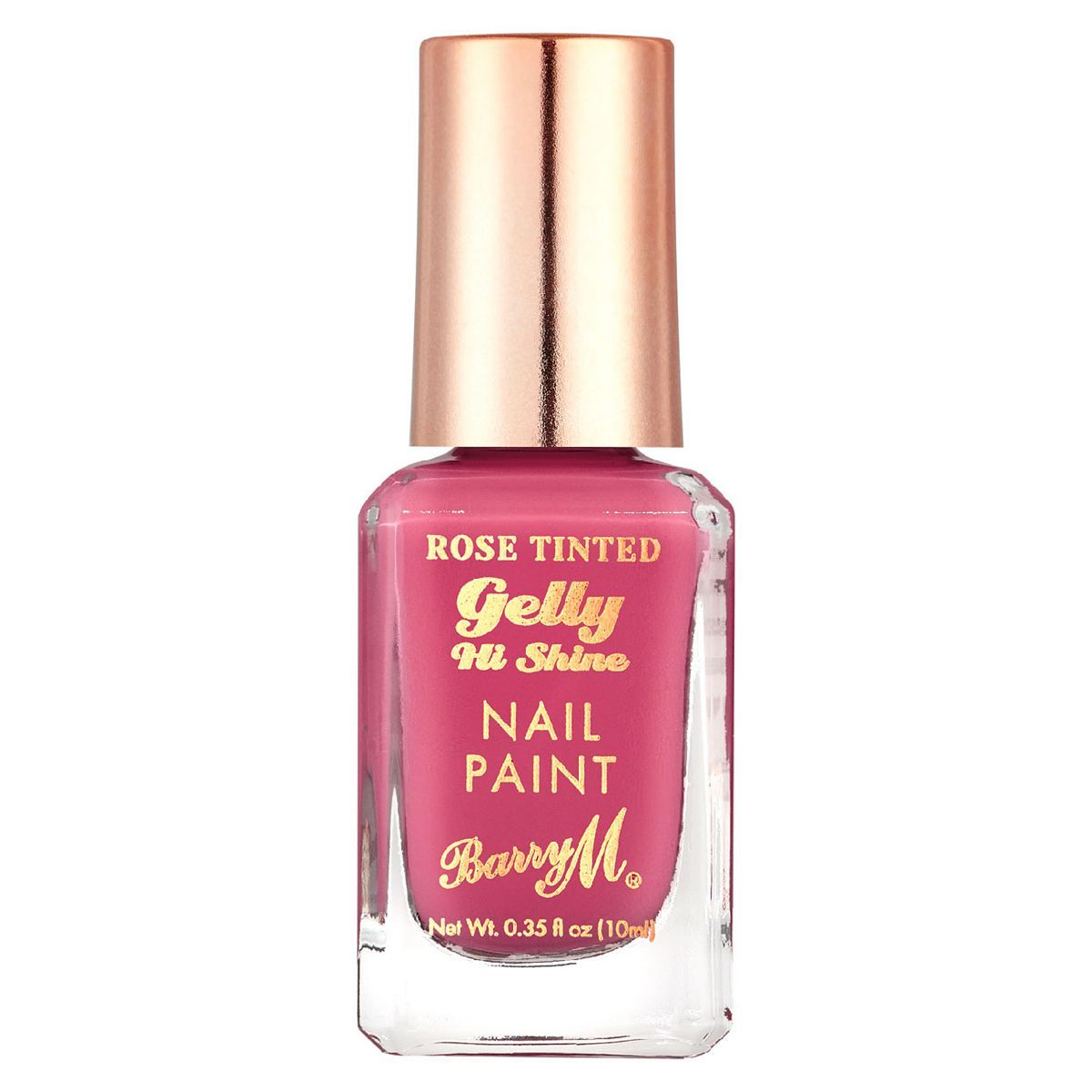 Barry M Rose Tinted Gelly Nail Paints Crushed - 10ml - McGrocer