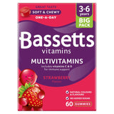 Bassetts Vitamins Multivitamins Strawberry Flavour 3-6 Years One A Day 60 Soft & Chewies - McGrocer