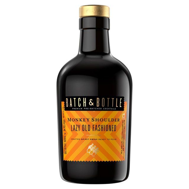 Batch & Bottle Monkey Shoulder Malt Whisky Old Fashioned Ready to Drink   50cl - McGrocer