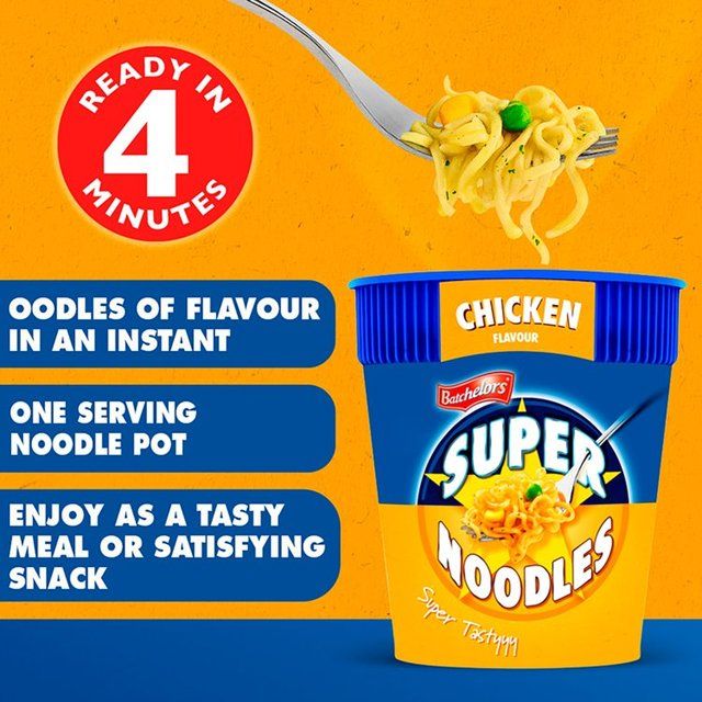 Batchelors Chicken Flavour Super Noodle Pot   75g - McGrocer