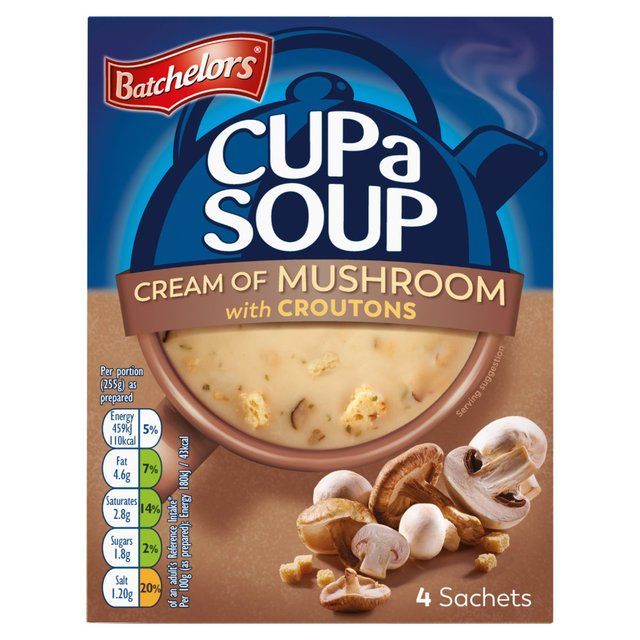 Batchelors Cup A Soup Mushroom   4 x 24g - McGrocer