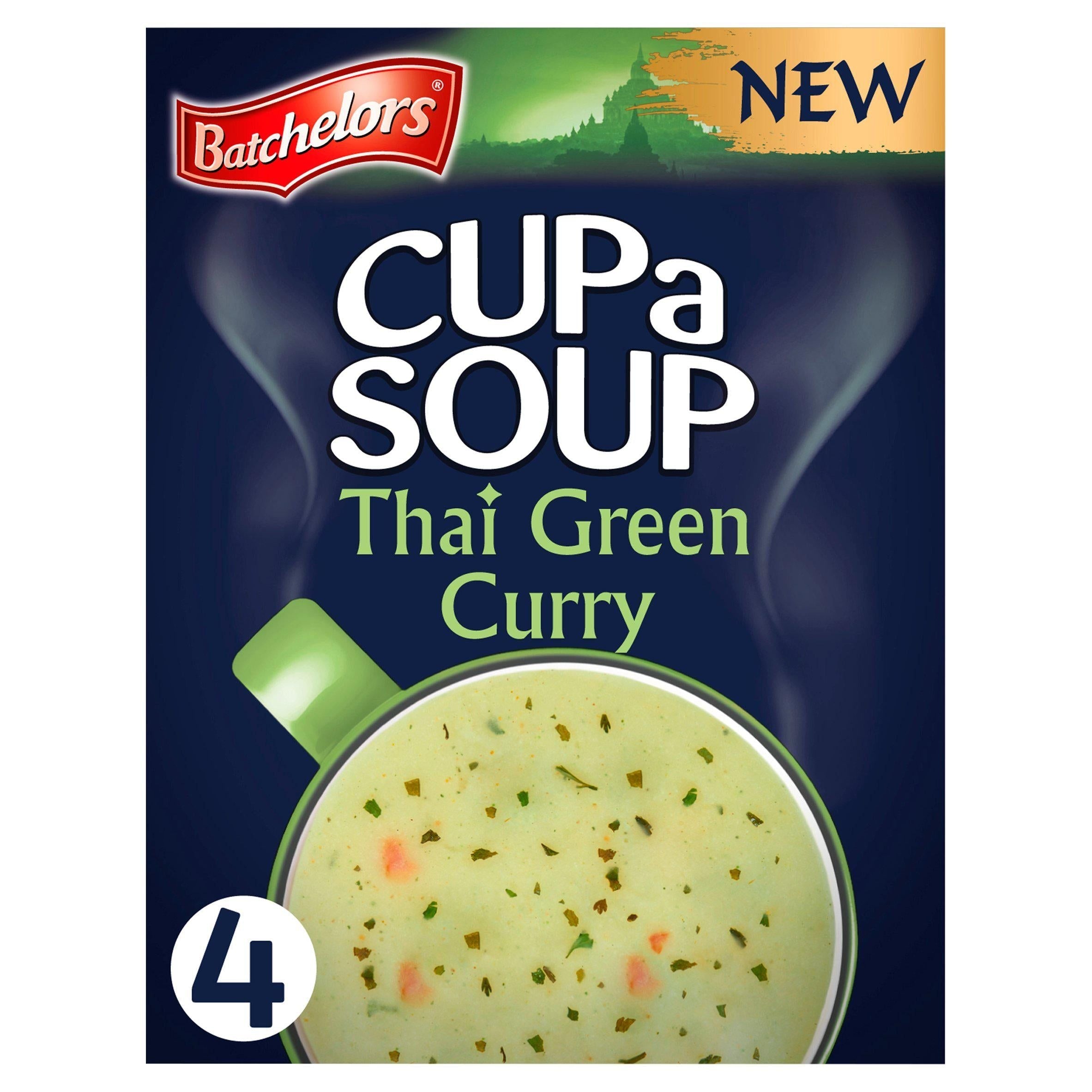 Batchelors Cup a Soup Thai Green Curry Sachets x4 69g - McGrocer