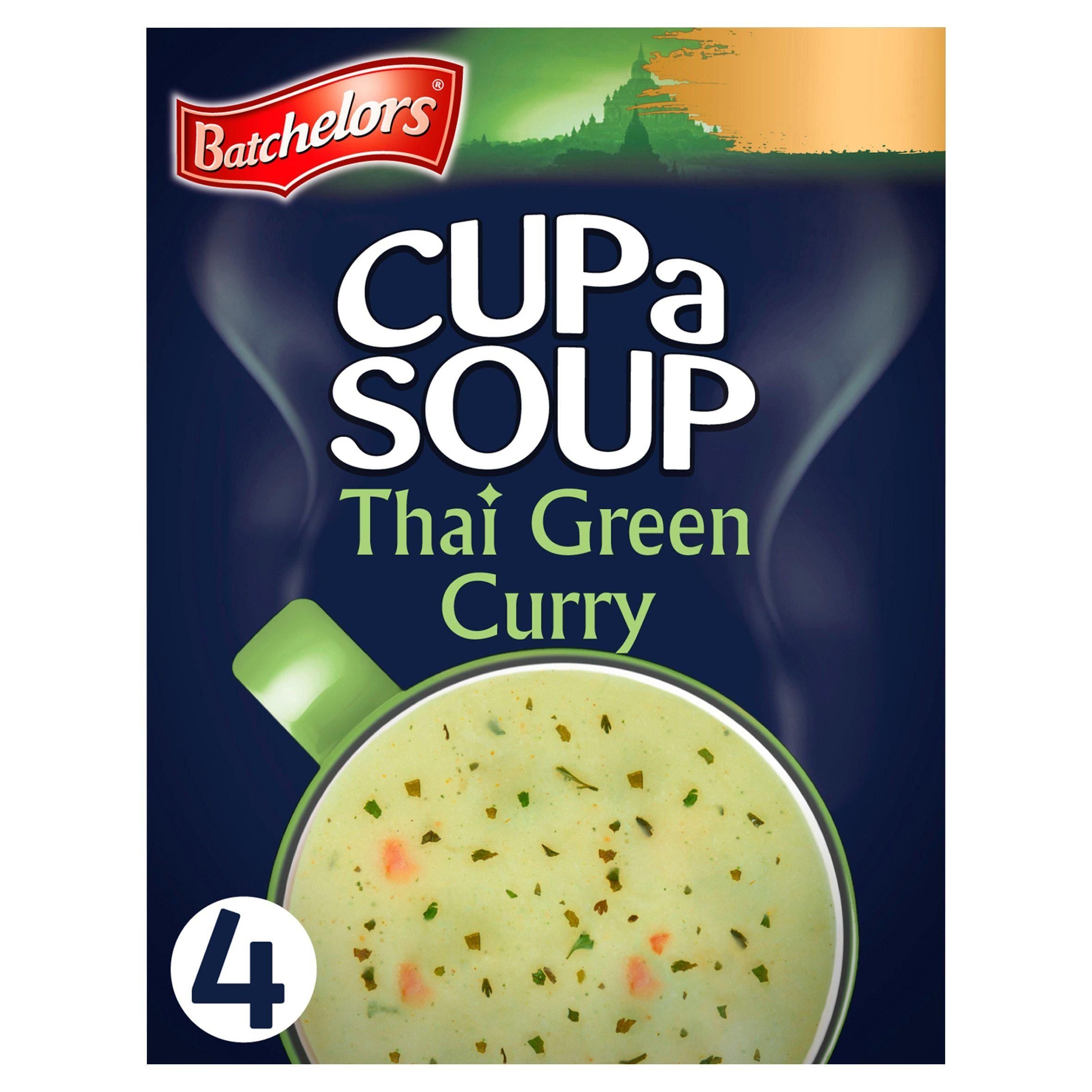 Batchelors Cup a Soup Thai Green Curry Sachets x4 69g - McGrocer