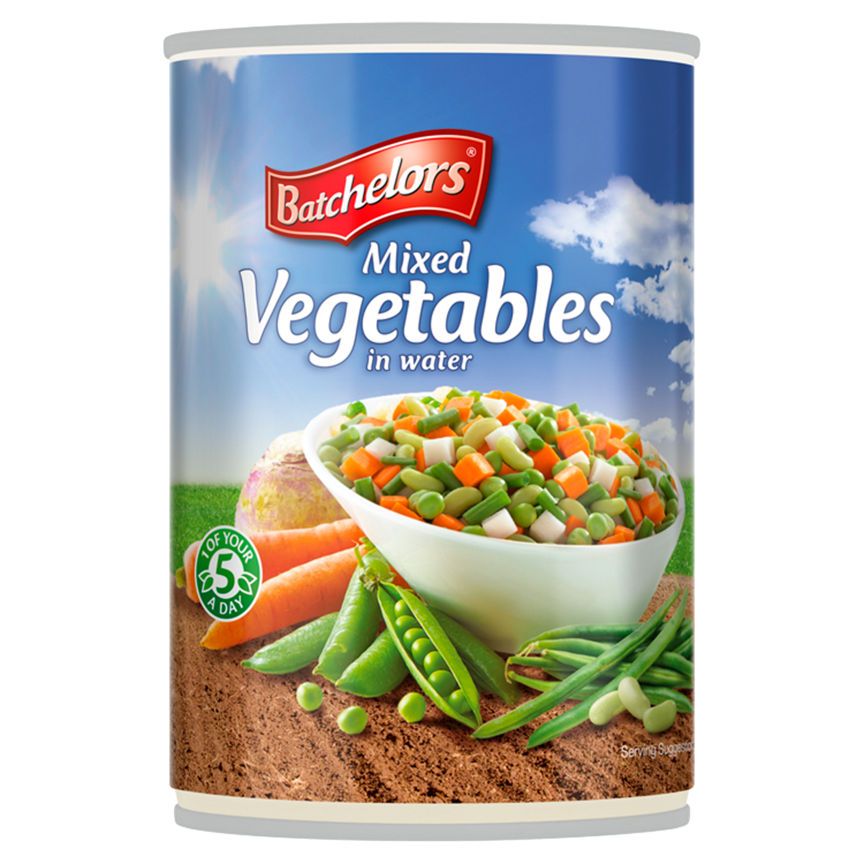 Batchelors Mixed Vegetables in Water - McGrocer