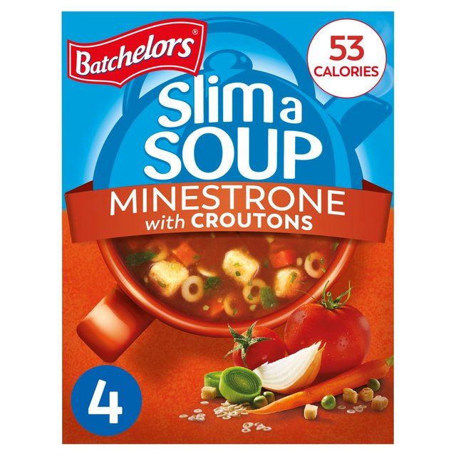 Batchelors Slim A Soup Minestrone   4 x 15g - McGrocer