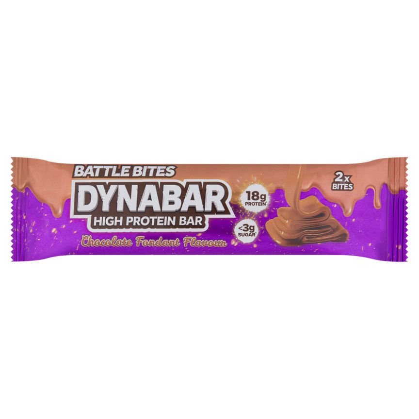 Battle Bites Dynabar High Protein Bar Chocolate Fondant Flavour - McGrocer