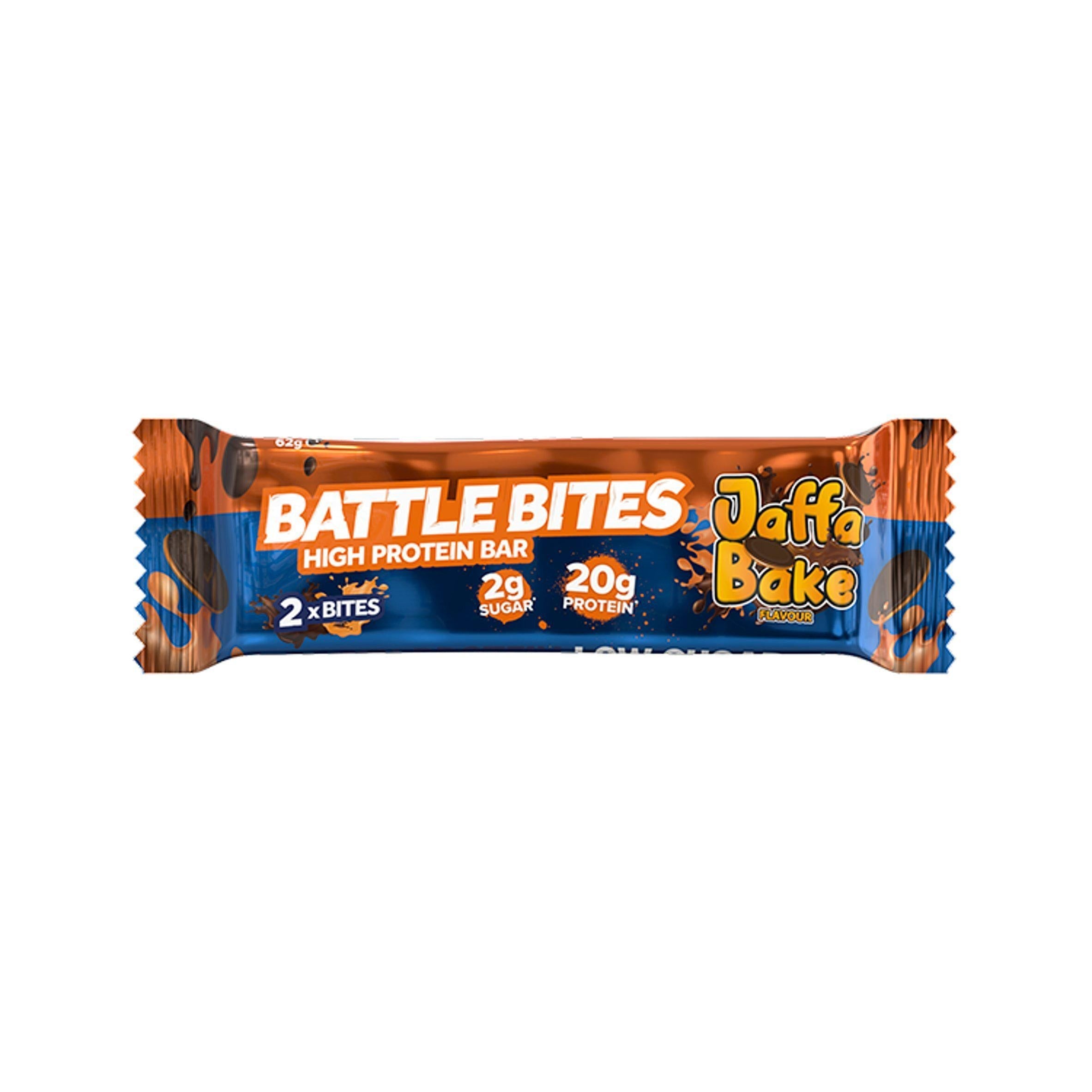 Battle Bites High Protein Bar Jaffa Bake Flavour 62g - McGrocer