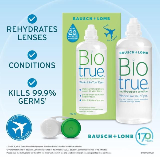 Bausch & Lomb Biotrue Multi Purpose Contact Lens Solution Travel Size - McGrocer