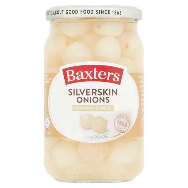 Baxters Sweet Silverskin Onions   440g - McGrocer