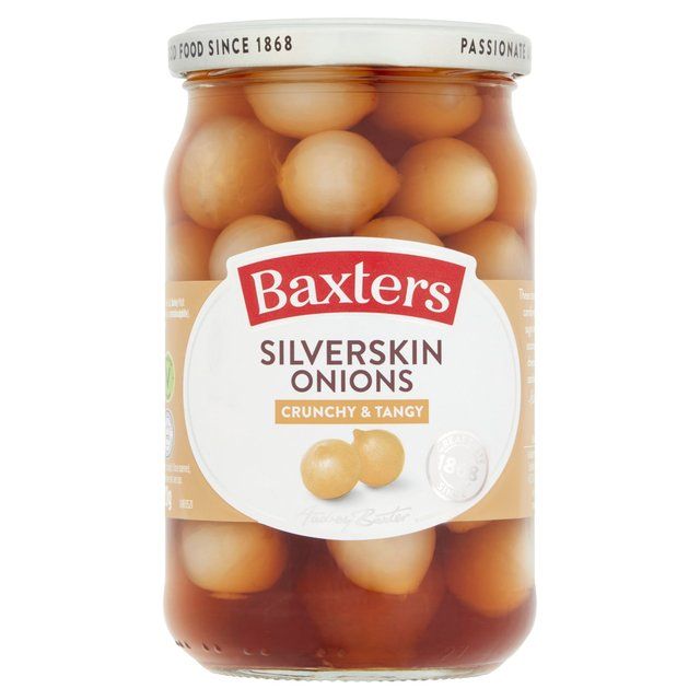 Baxters Tangy Silverskin Onions   440g - McGrocer