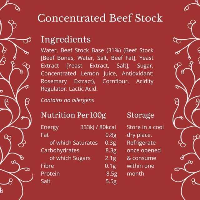 Bay's Kitchen Concentrated Beef Stock   200g - McGrocer