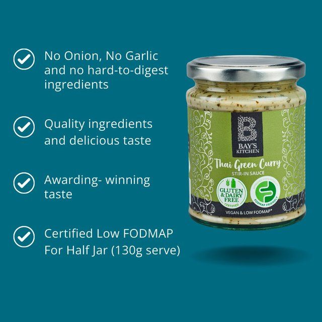 Bay's Kitchen Thai Green Curry Low Fodmap Stir-in Sauce   260g - McGrocer