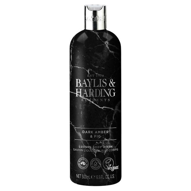 Baylis & Harding Elements Body Wash - Dark Amber & Fig   500ml - McGrocer