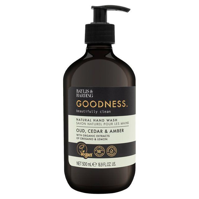 Baylis & Harding Goodness Oud Cedar & Amber Hand Wash   500ml - McGrocer