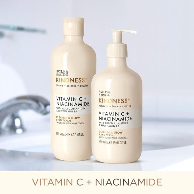 Baylis & Harding Kindness+ Vitamin C Brighten/Glow Body Wash   500ml - McGrocer