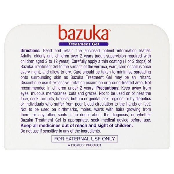 Bazuka Treatment Gel for Verruca & Wart 6g - McGrocer