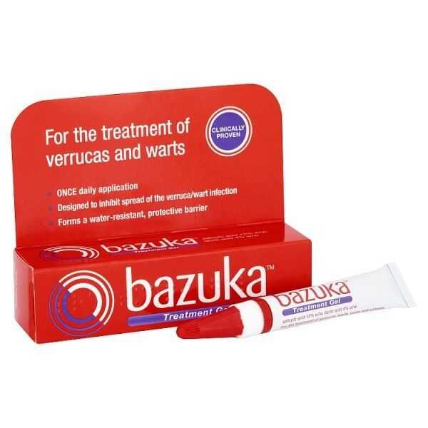 Bazuka Treatment Gel for Verruca & Wart 6g - McGrocer
