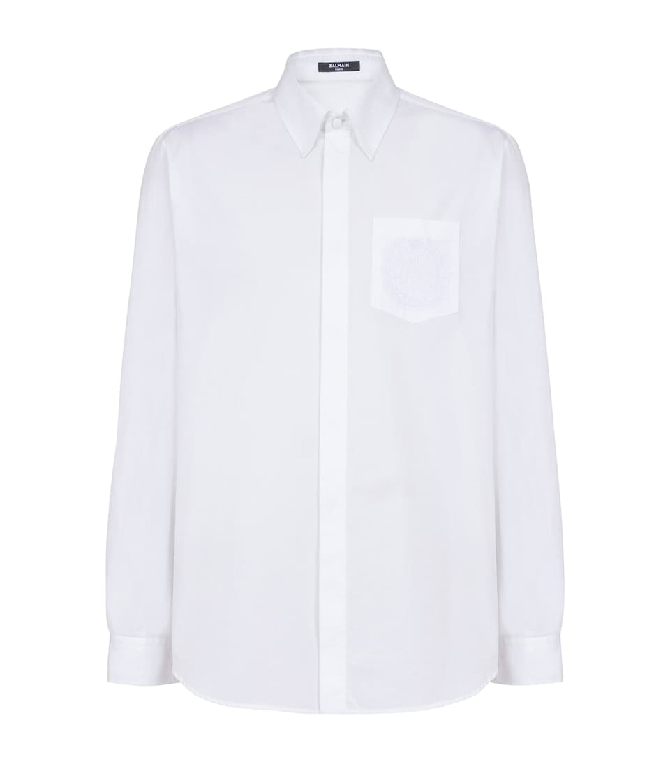 Lightweight Cotton Satin Hooded Overshirt with Detachable Hood