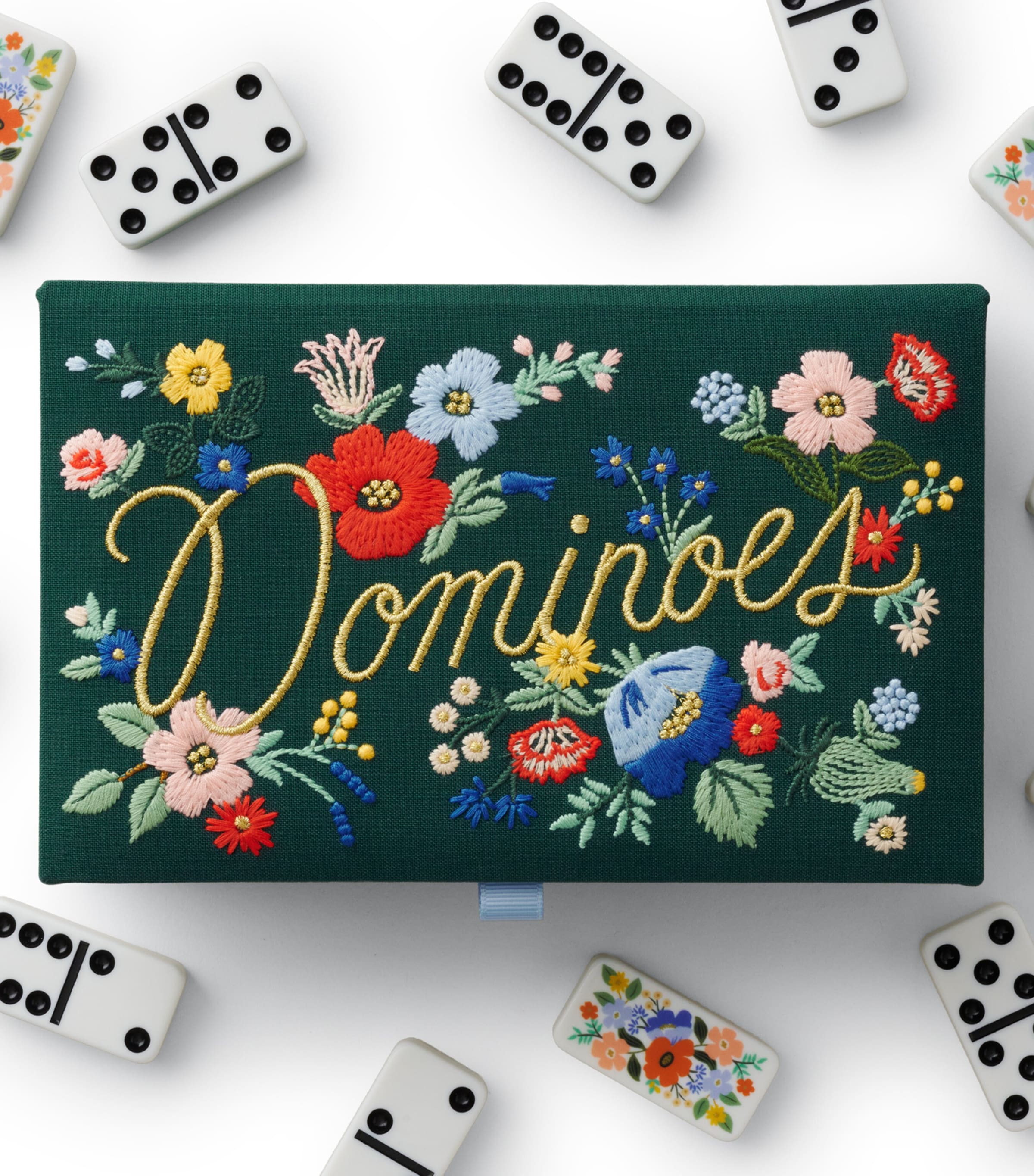 Rifle Paper Co. Strawberry Fields domino set, imported from the UK