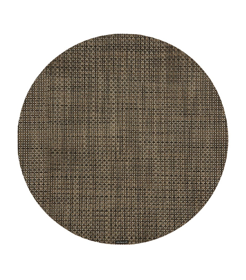 Basketweave Pattern Placemat with PVC and Polyester Blend