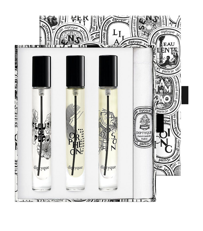 Diptyque Eau de Parfum gift set with Fleur de Pea, Do Son, Orphéon 3 x 7.5ml - British product
