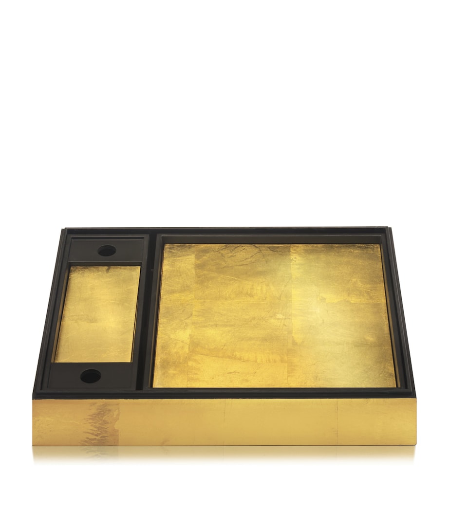 Posh Trading Company Gold Leaf Matbox (Set of 8)