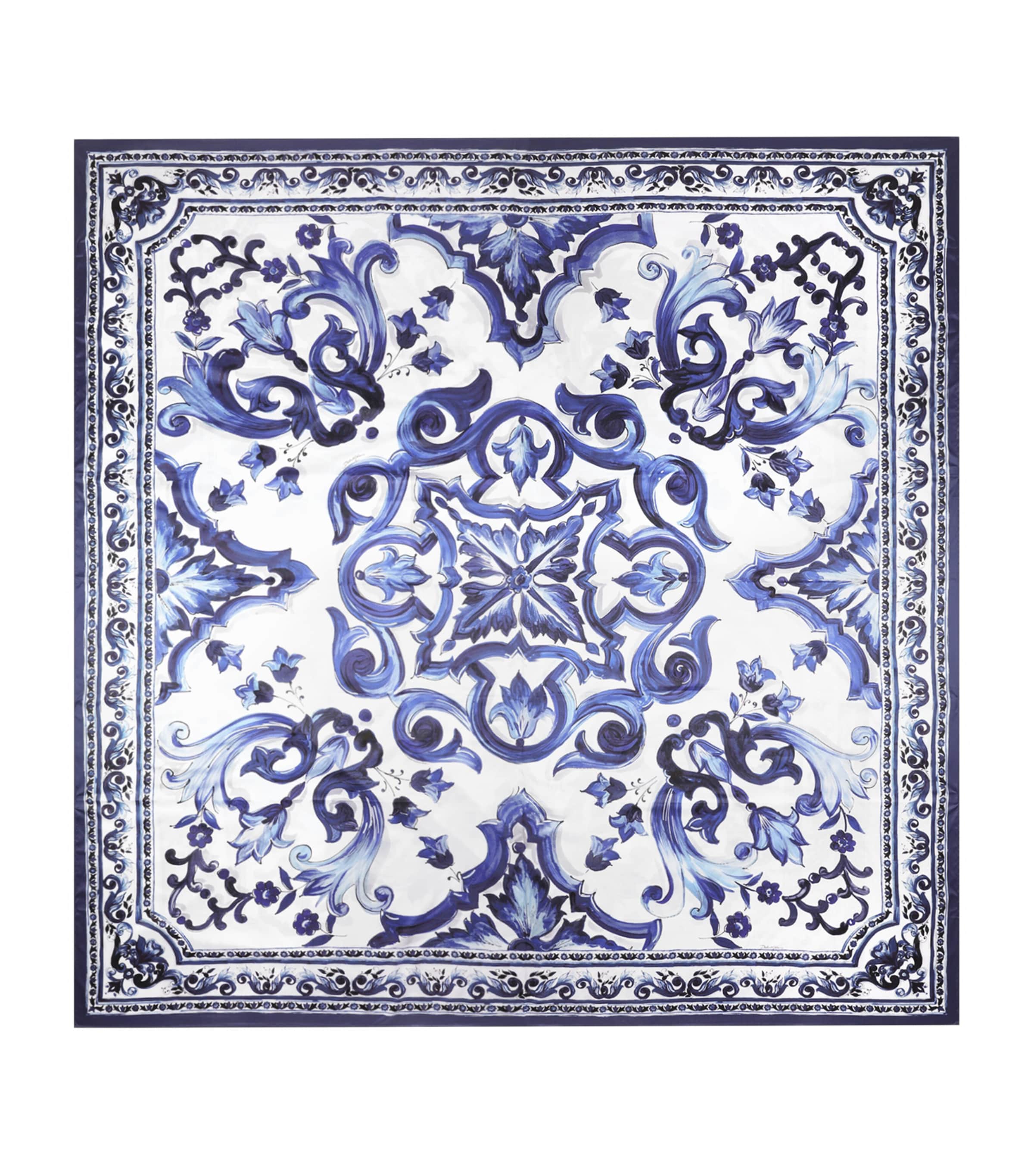 Dolce&Gabbana Casa Cotton Majolica King Fitted Sheet (300cm x 300cm)