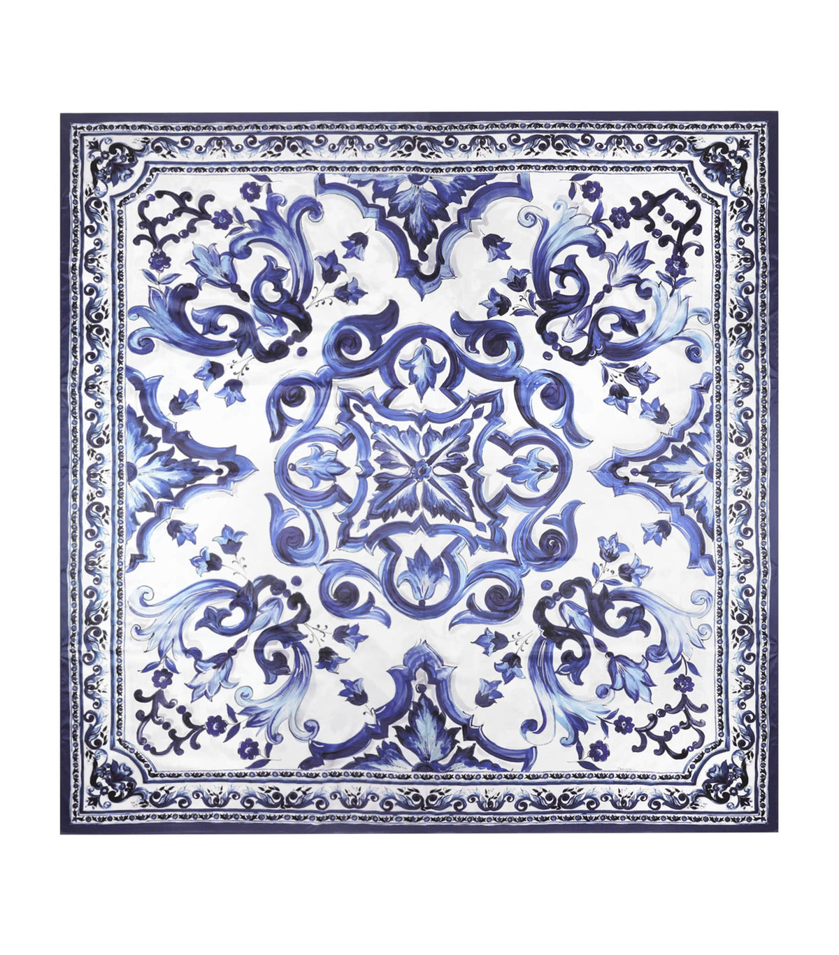 Dolce&Gabbana Casa Cotton Majolica King Fitted Sheet (300cm x 300cm)