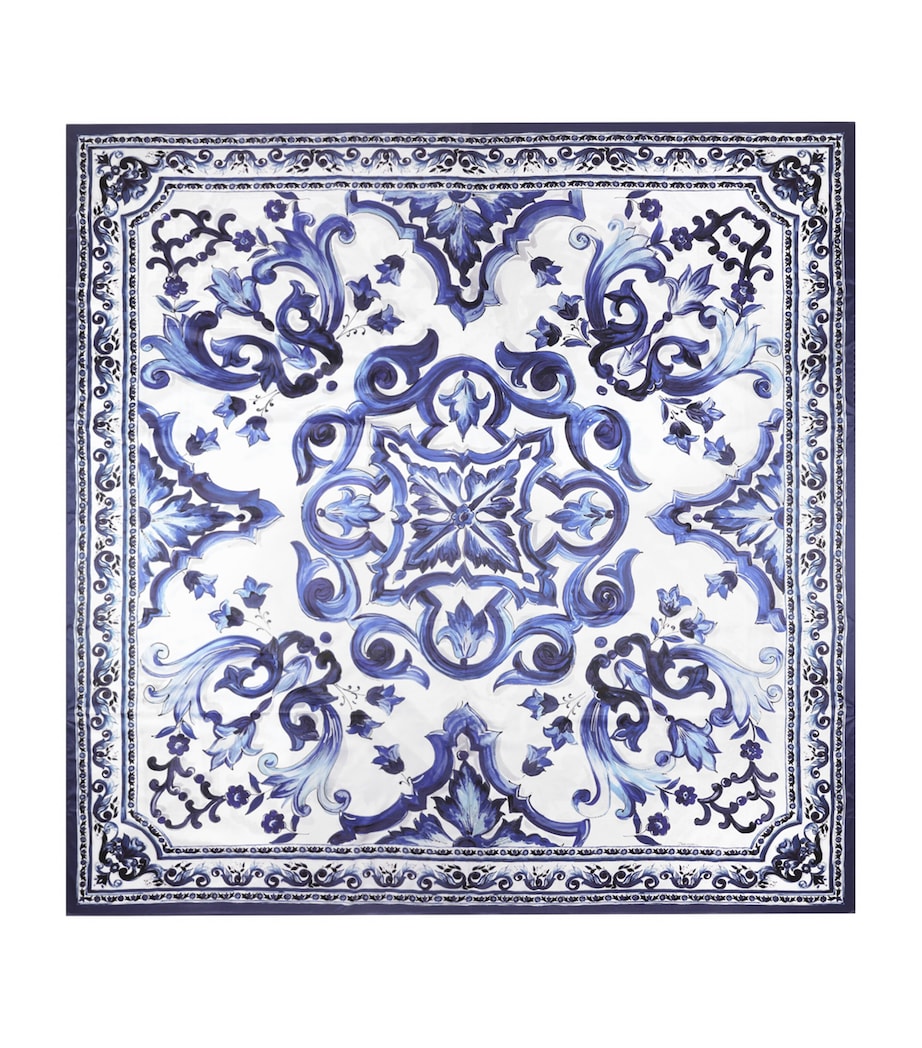 Dolce&Gabbana Casa Cotton Majolica King Fitted Sheet (300cm x 300cm)