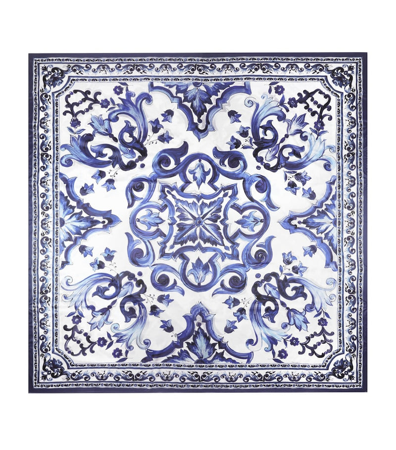 Dolce&Gabbana Casa Cotton Majolica King Fitted Sheet (300cm x 300cm)