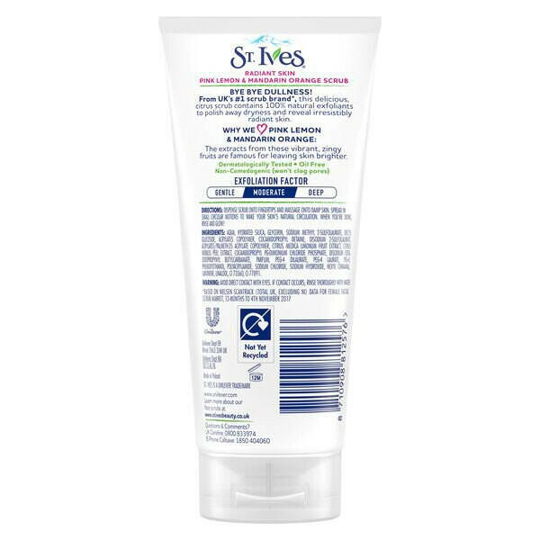 St. Ives Even & Bright Pink Lemon & Orange Scrub 150ml GOODS Superdrug   