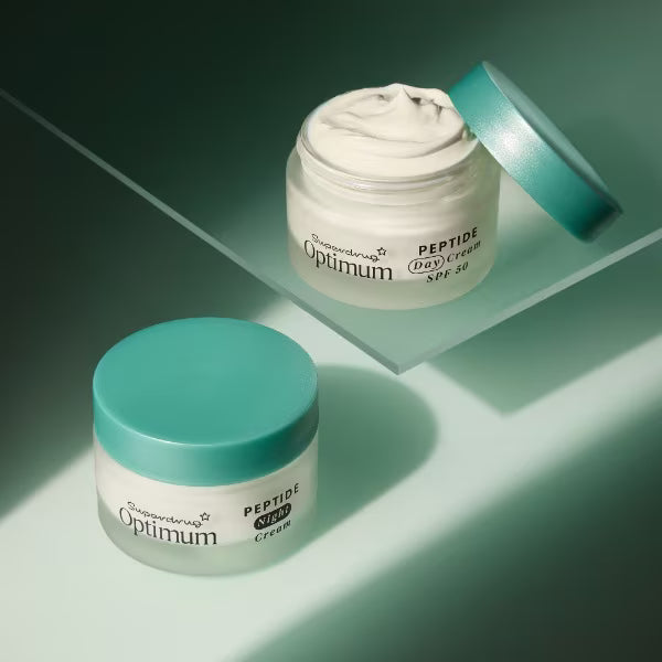 Optimum Peptide Day Cream SPF 50 50ml, imported from the UK