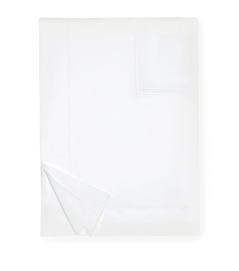 Pratesi Tre Righe Super King Duvet Cover 260cm x 220cm, imported from the UK