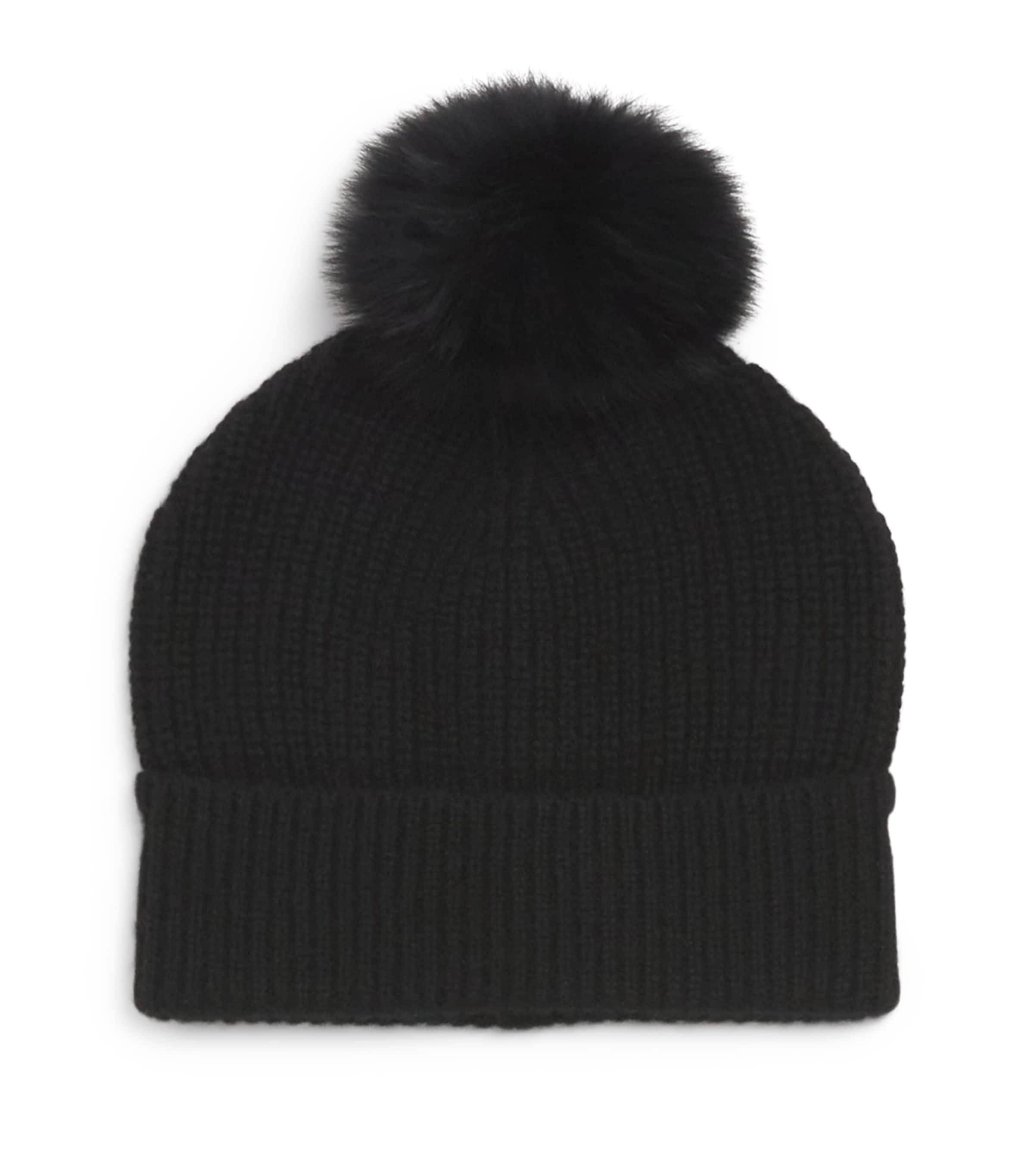 Yves Salomon cashmere pom-pom beanie for children (British brand)