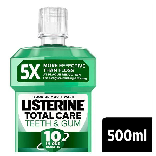 Listerine Teeth And Gum Mouthwash 500ml, UK version
